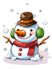 Chapéu de Boneco de Neve